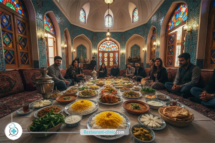 تجهیزات و چیدمان نهایی سفره خانه سنتی